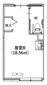 居室B（18.56㎡）